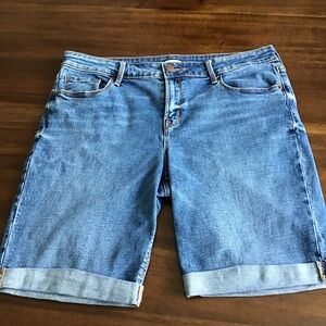 Old Navy Blue Jean Shorts with Rolled Hems